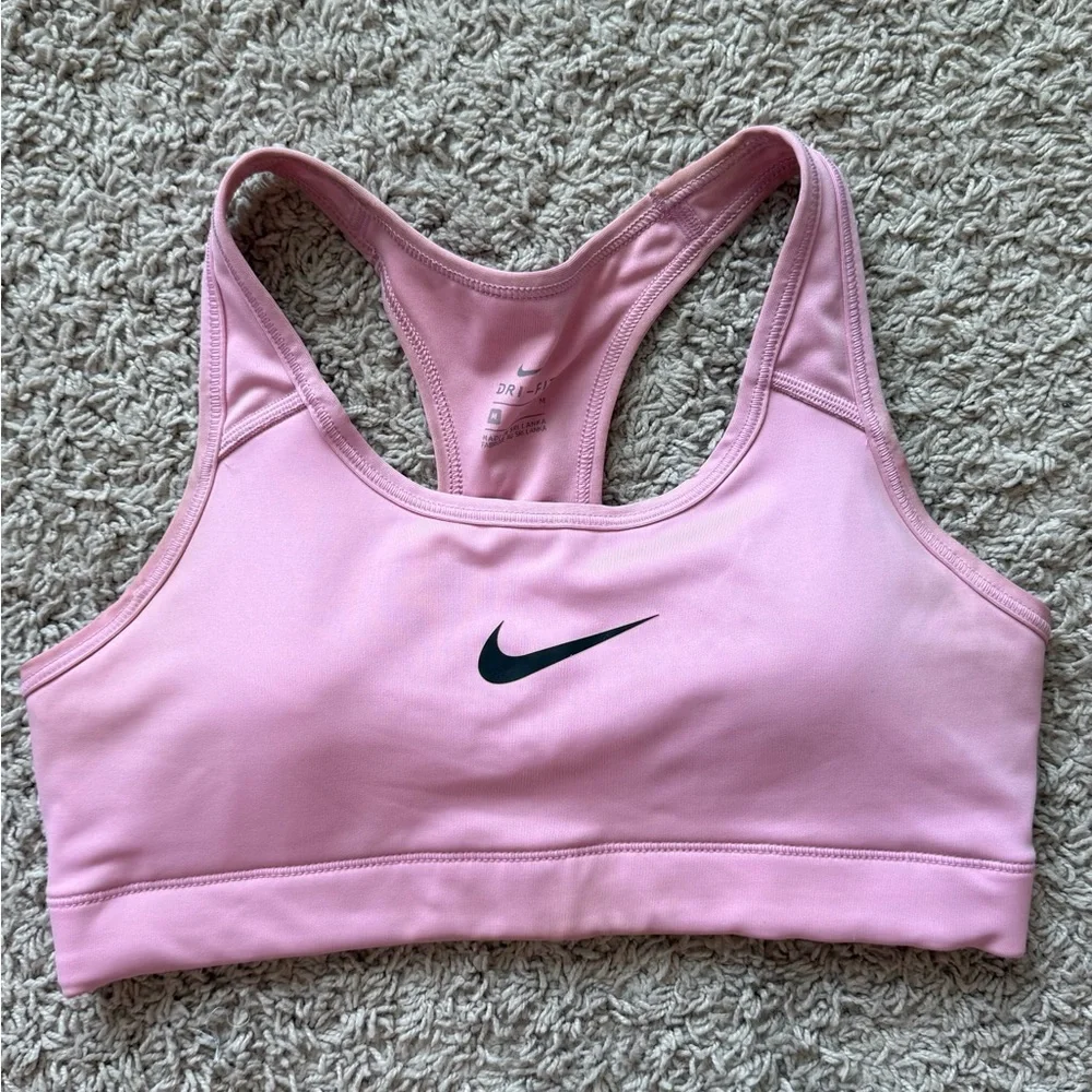 Nike Pink sports bra M - Picture 1 of 2
